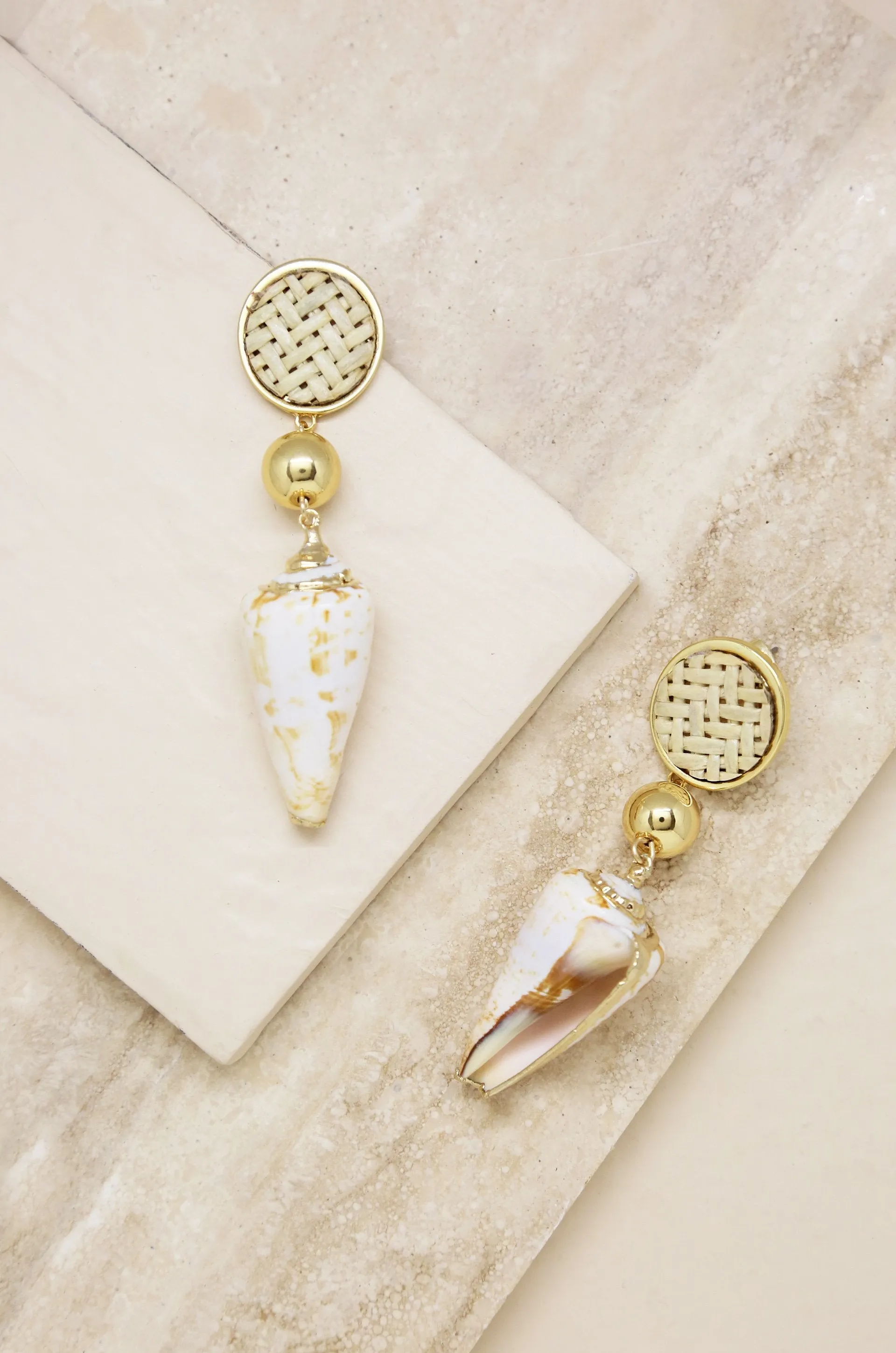Nautical Shell & Dangle Earrings