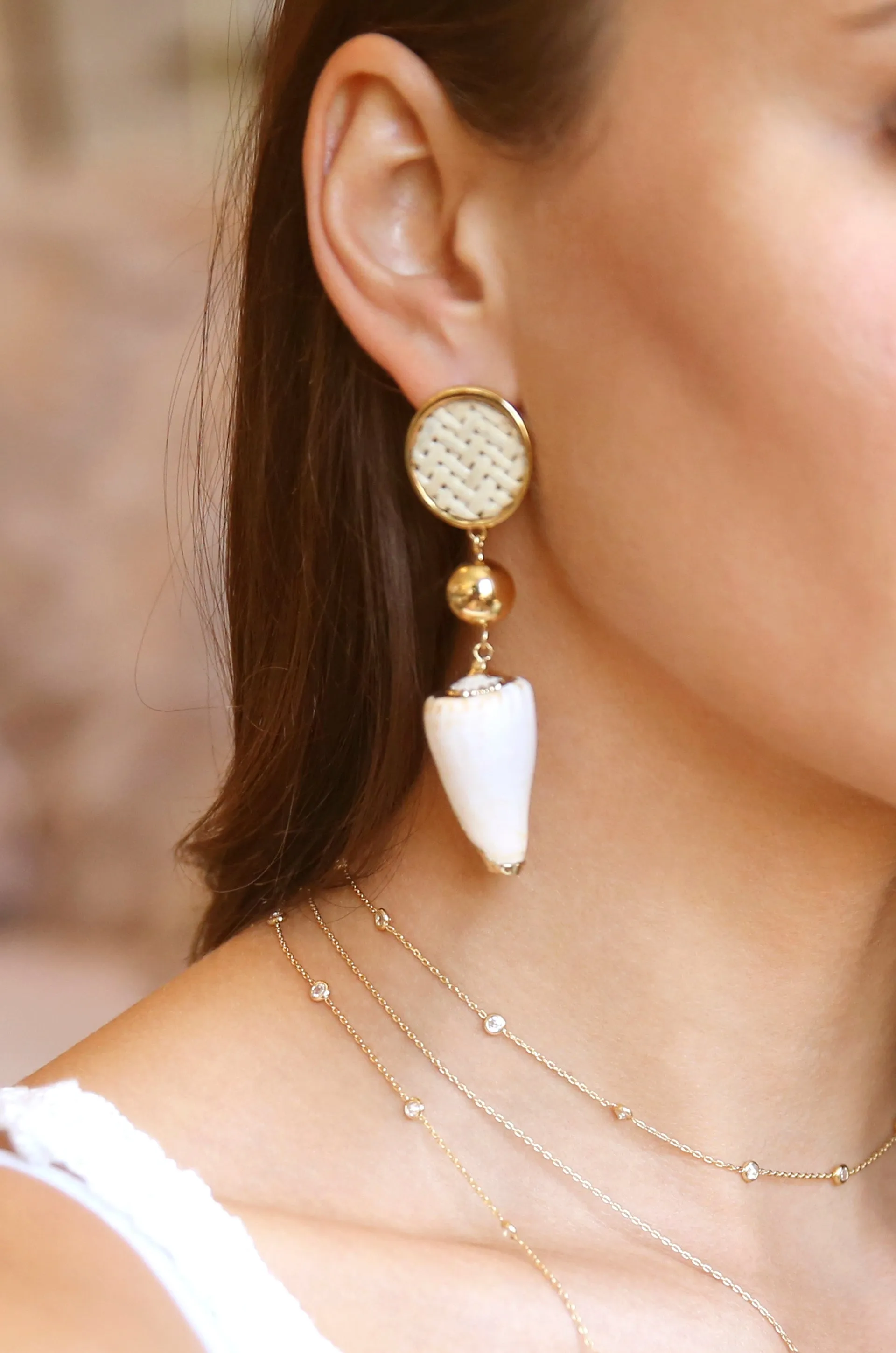 Nautical Shell & Dangle Earrings