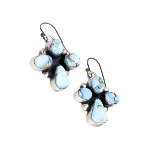 Navajo Golden Hill Turquoise Earrings