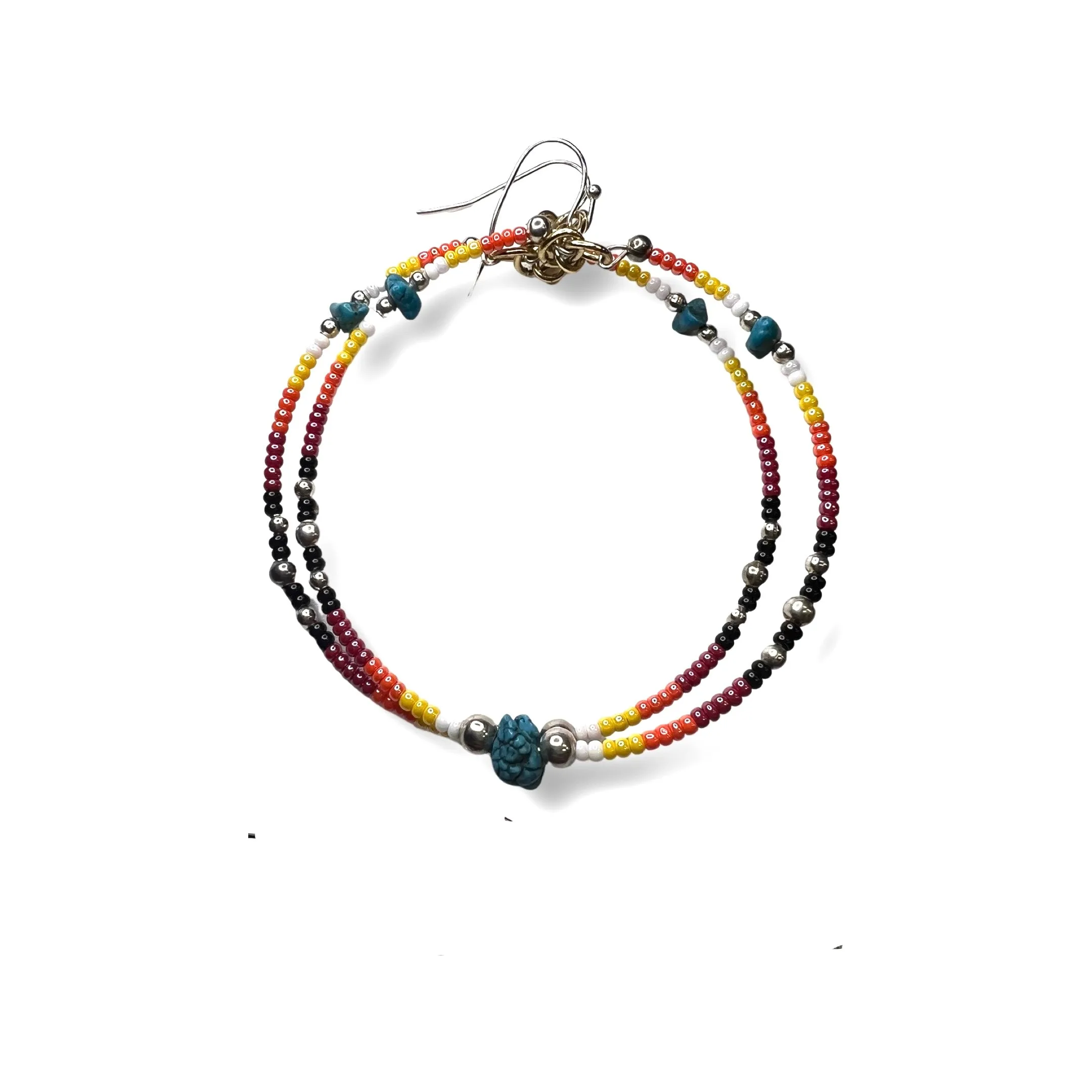 NB Beaded Earrings