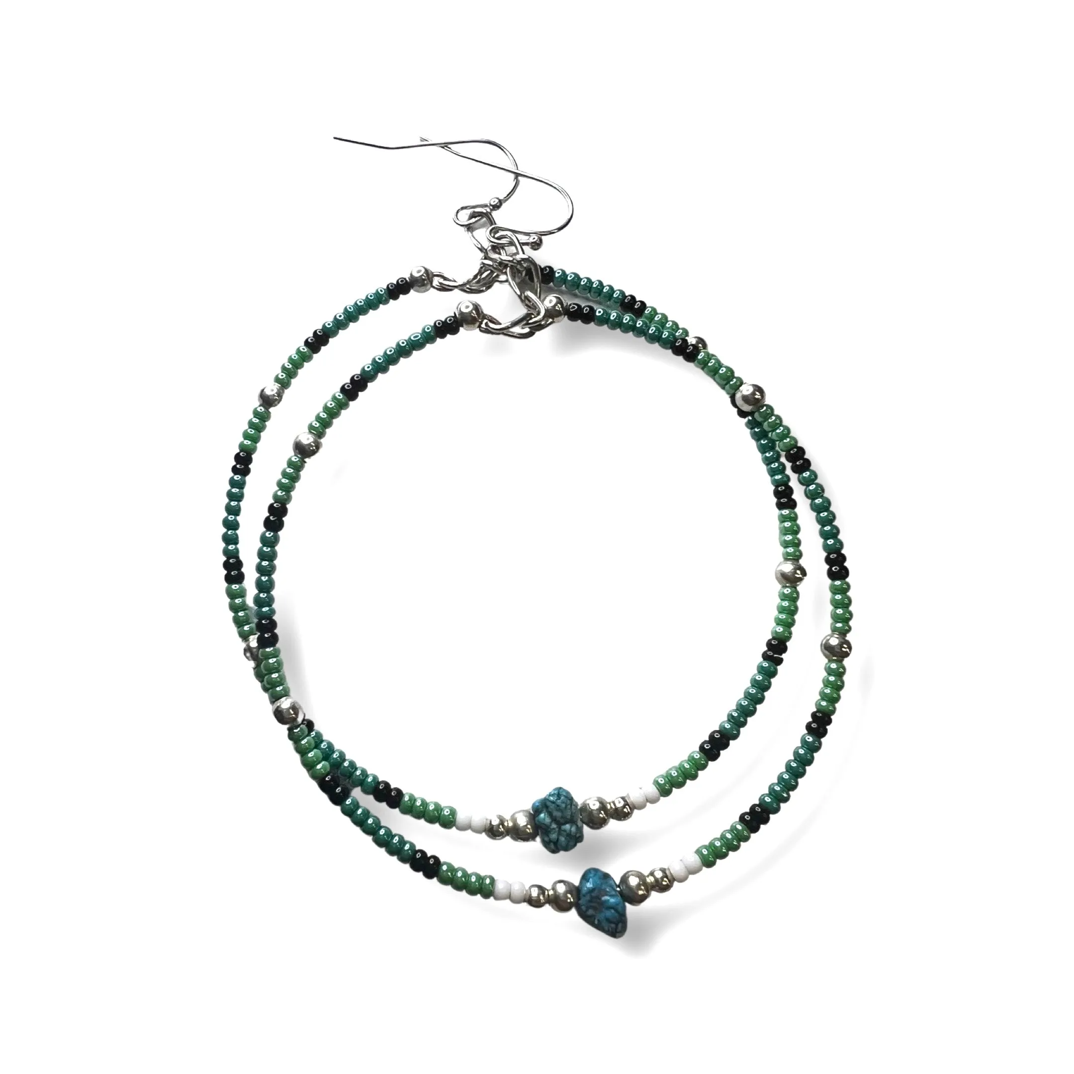 NB Beaded Earrings