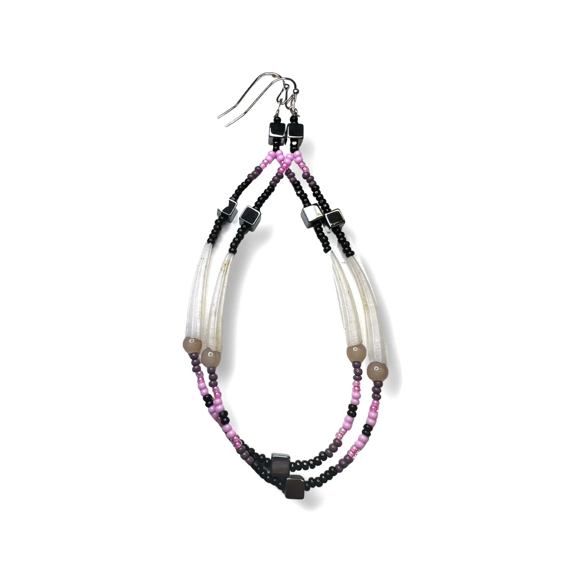 NB Beaded Earrings