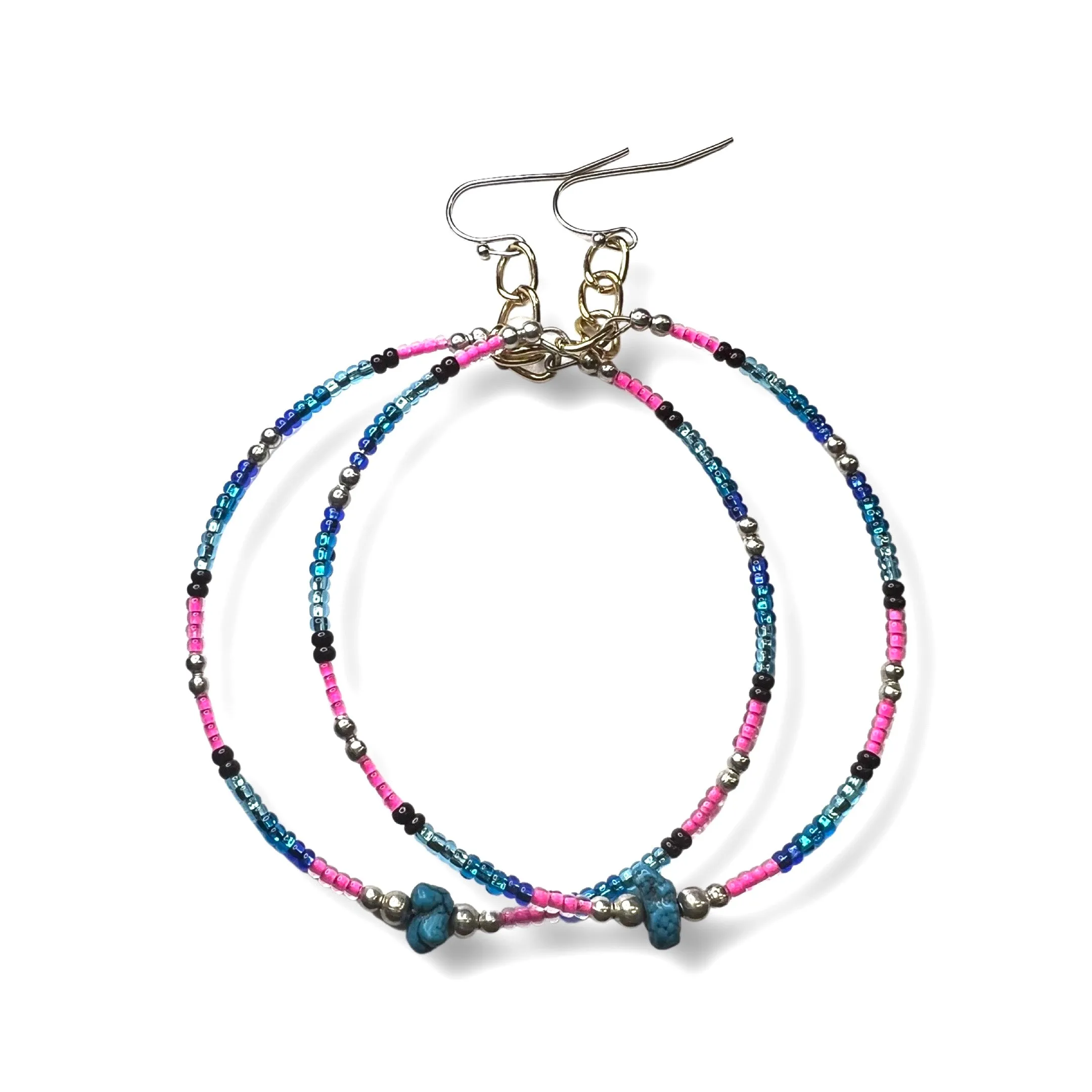 NB Beaded Earrings