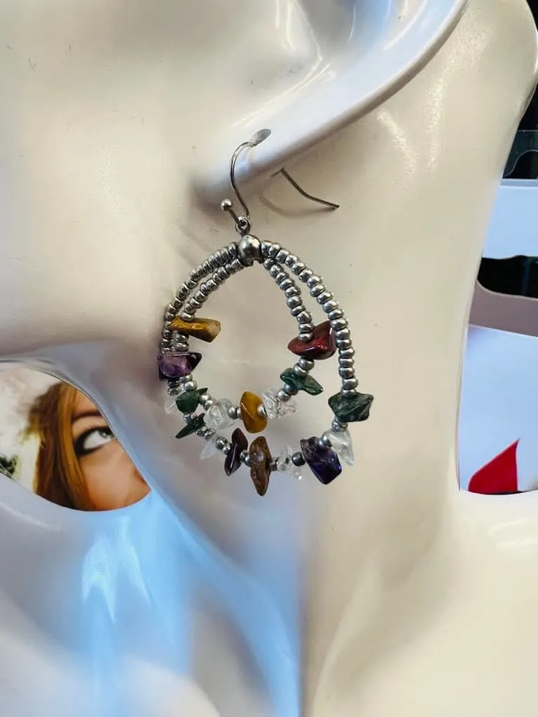 NEW Christopher & Banks Mixed Beaded Earrings