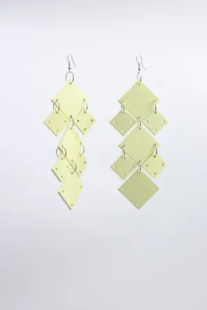 New Squares Chandelier Earrings