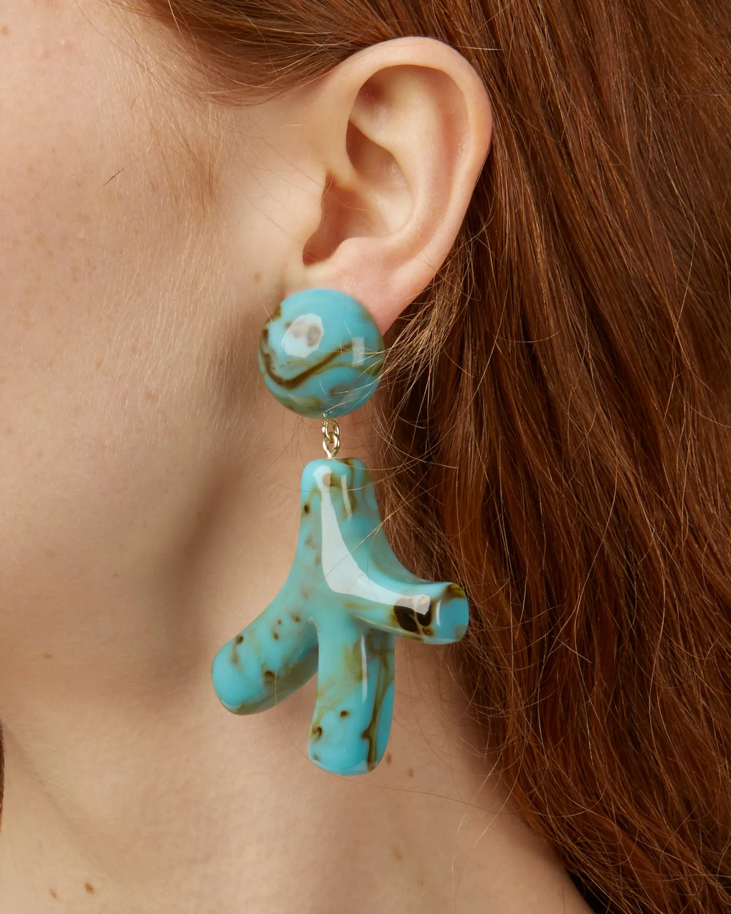 Noemie Earrings in turquoise