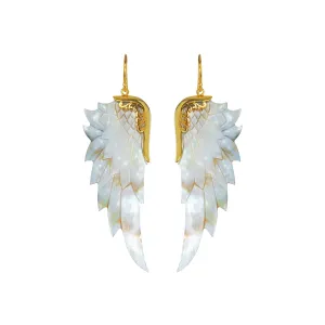 Opal Wonder Gold Earrings (Large)