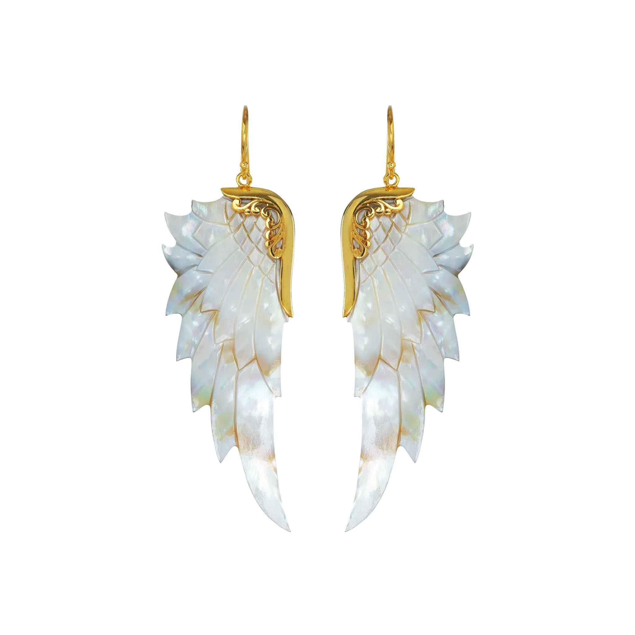 Opal Wonder Gold Earrings (Large)