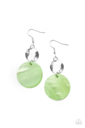 Opulently Oasis Green Earrings Paparazzi