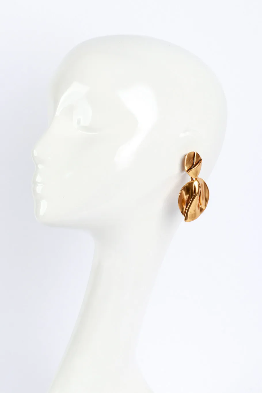 Organic Petal Drop Earrings