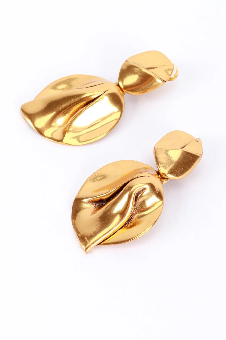 Organic Petal Drop Earrings