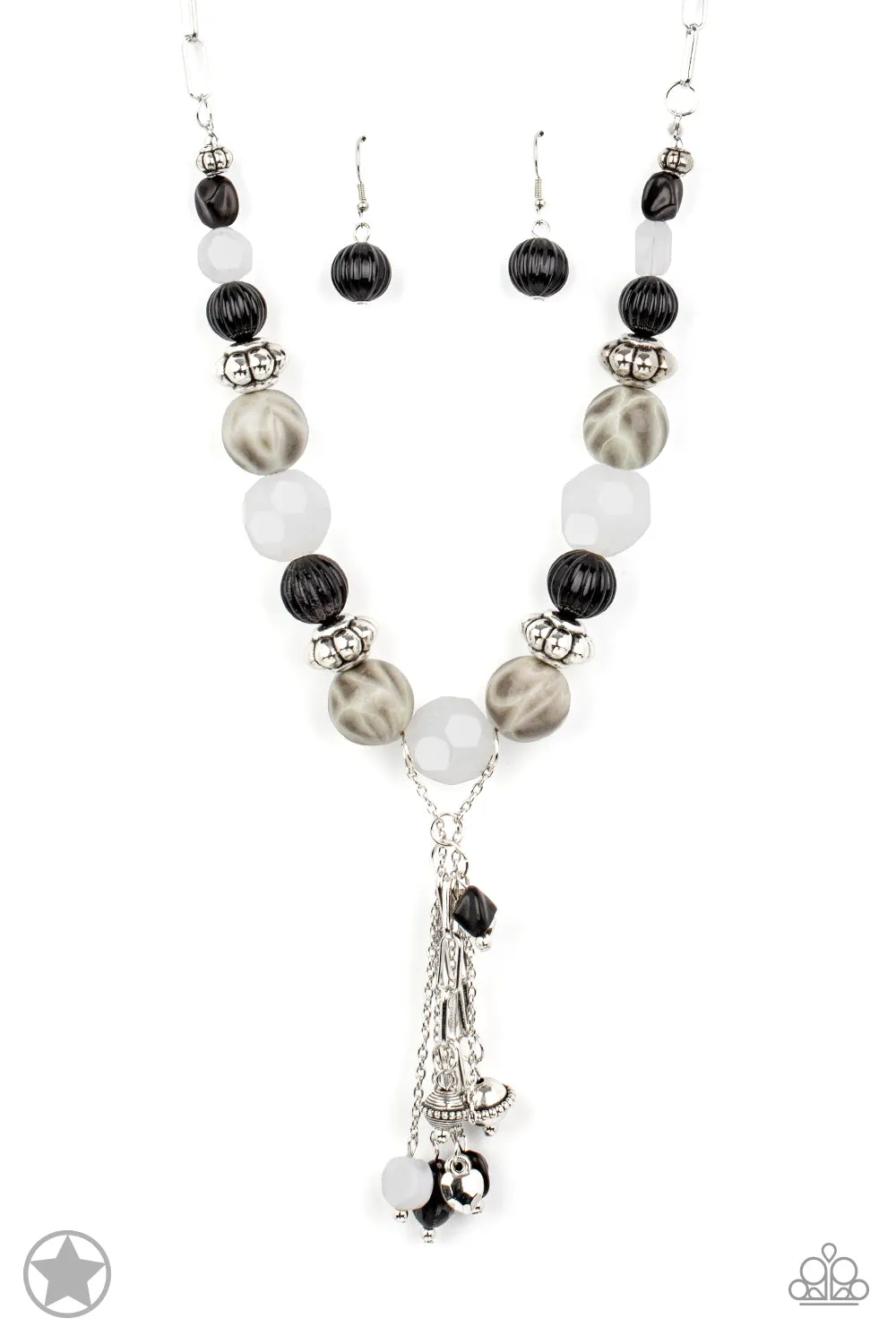 Paparazzi - Break A Leg! - Black Necklace