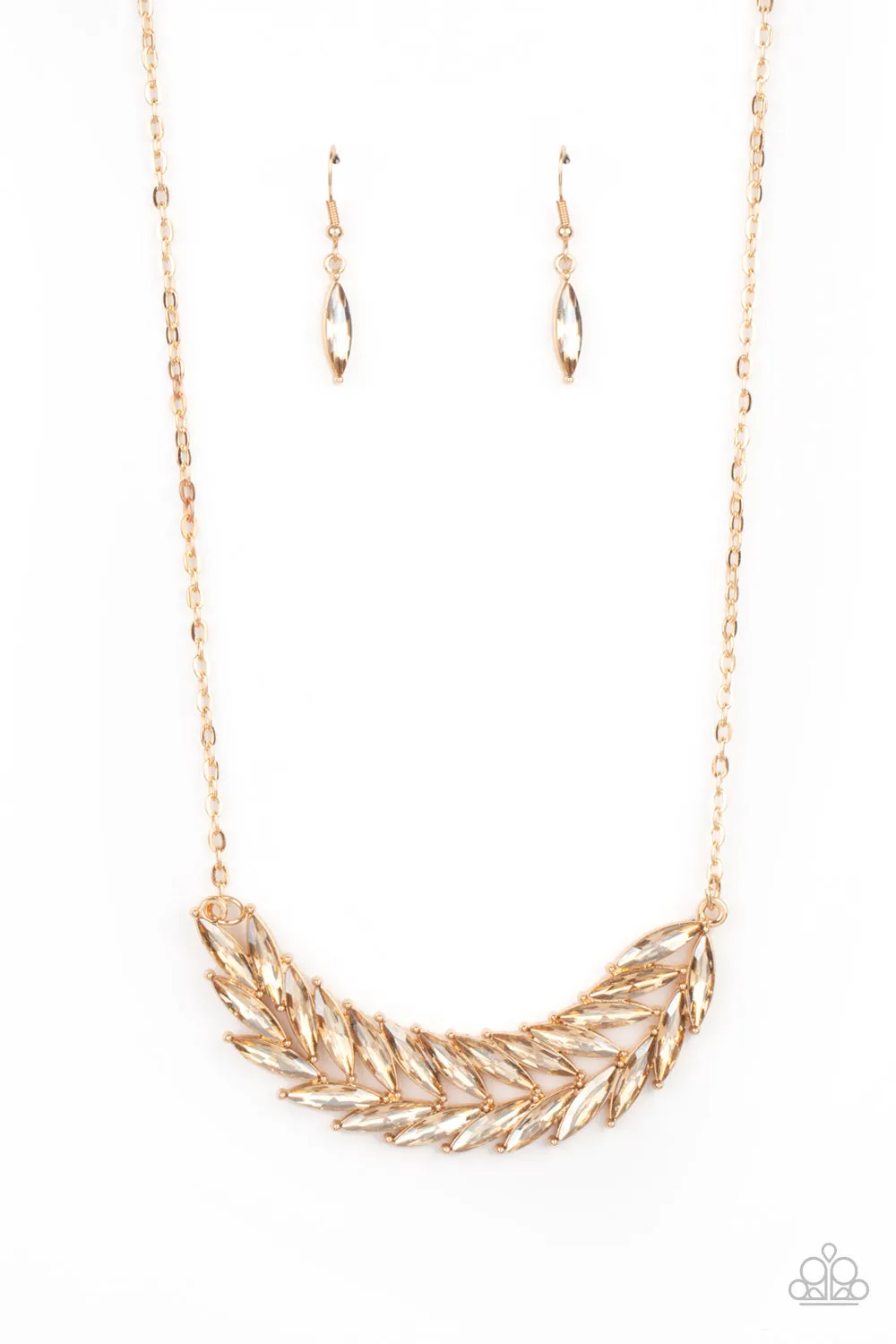 Paparazzi Flight of FANCINESS - Silver/Gold Necklace