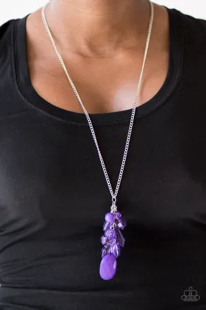 Paparazzi - Keepin It Colorful - Purple Necklace