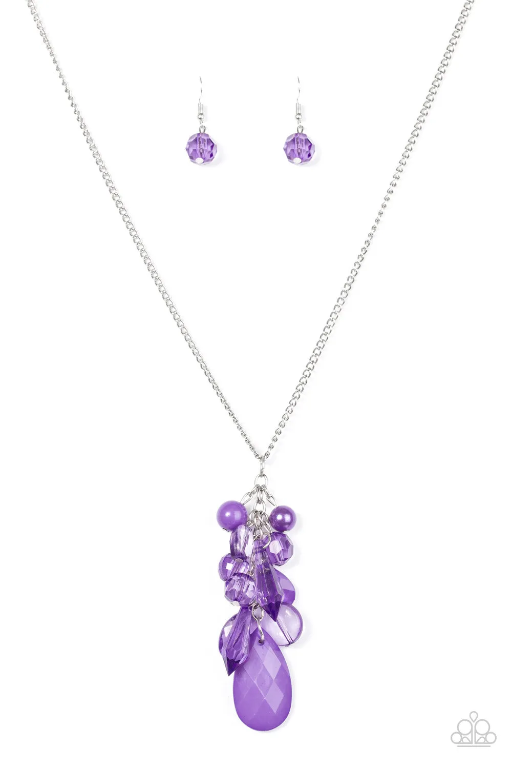 Paparazzi - Keepin It Colorful - Purple Necklace
