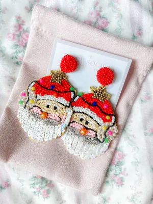 Party Santa Earrings