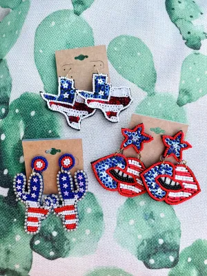 Patriotic Earrings
