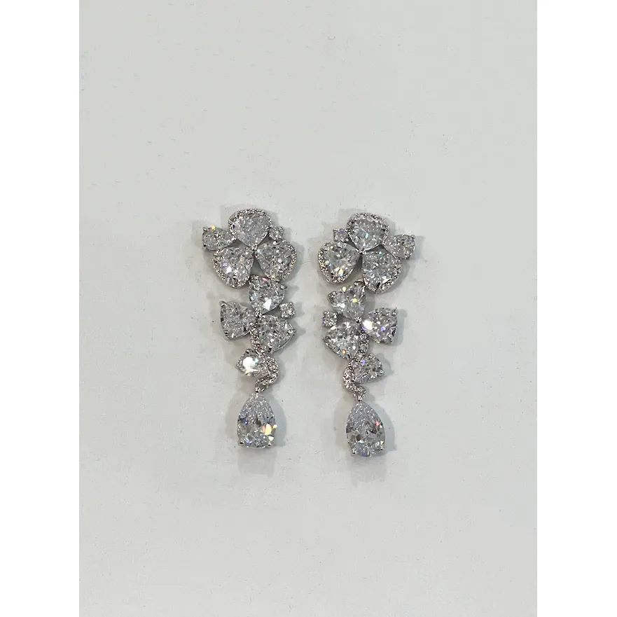 PAYTON | Silver Crystal Earring