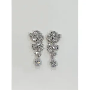 PAYTON | Silver Crystal Earring