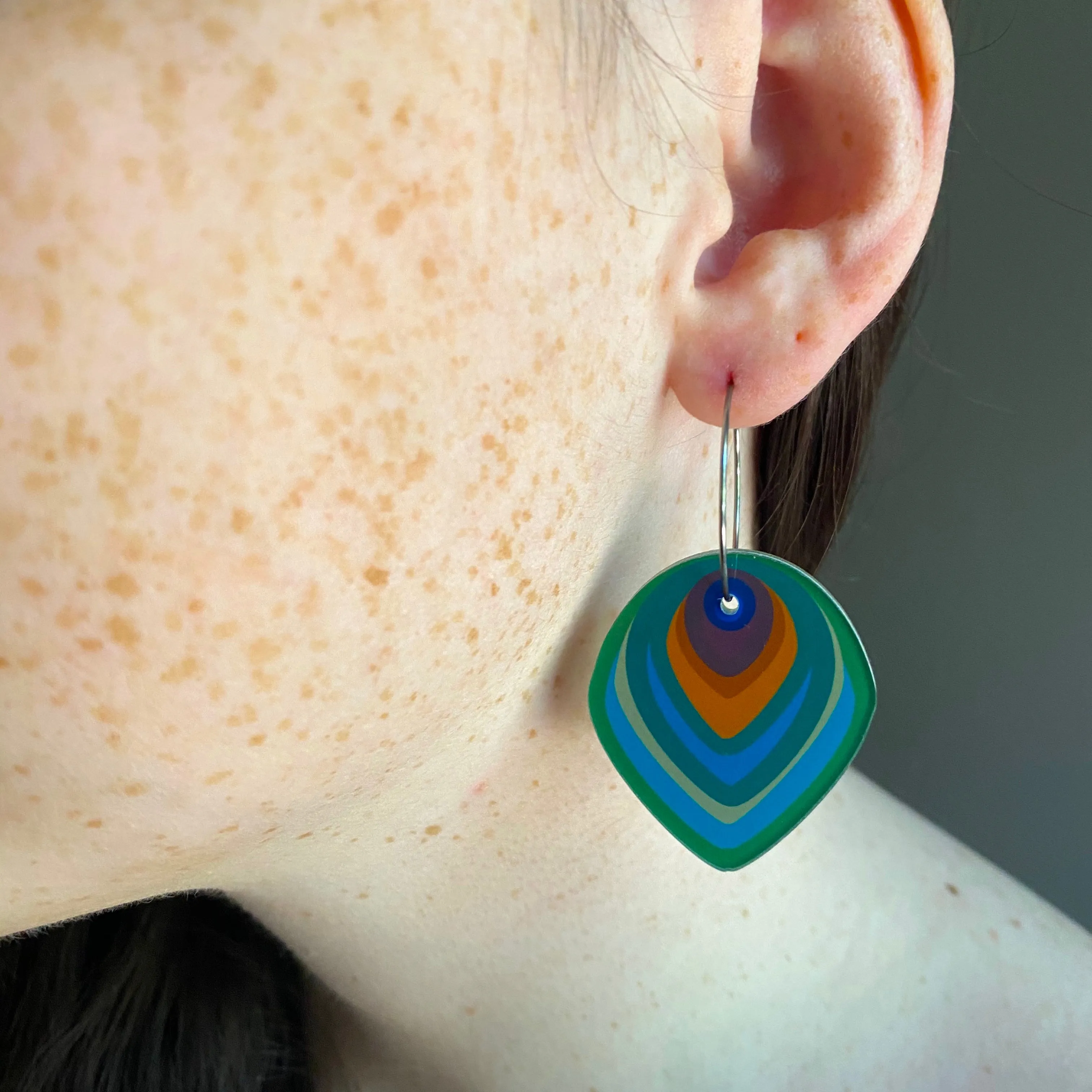 Peacock Feather Earrings