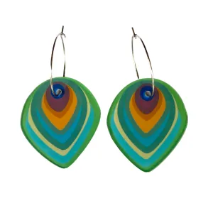 Peacock Feather Earrings