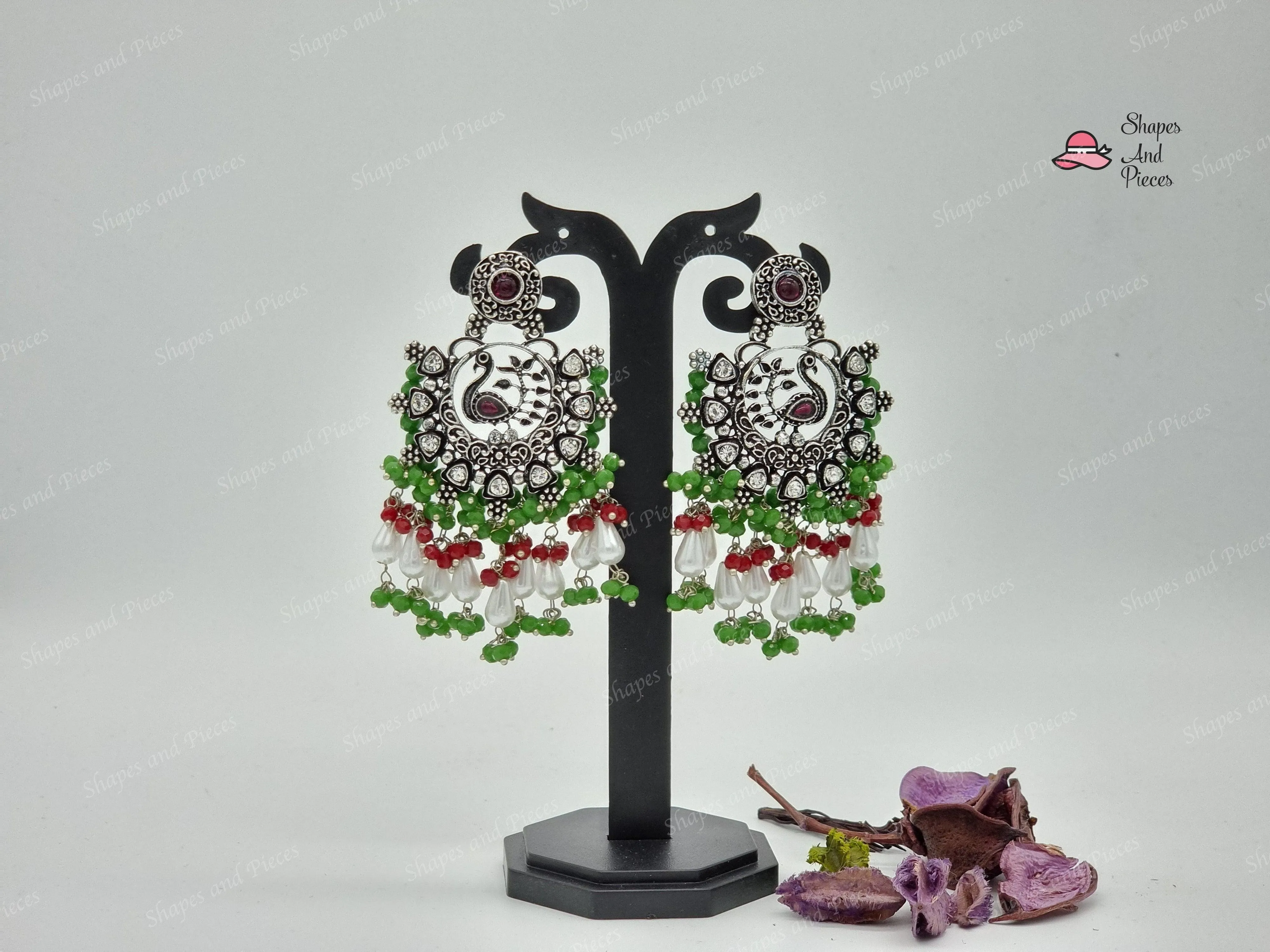 Peacock Flair Earrings