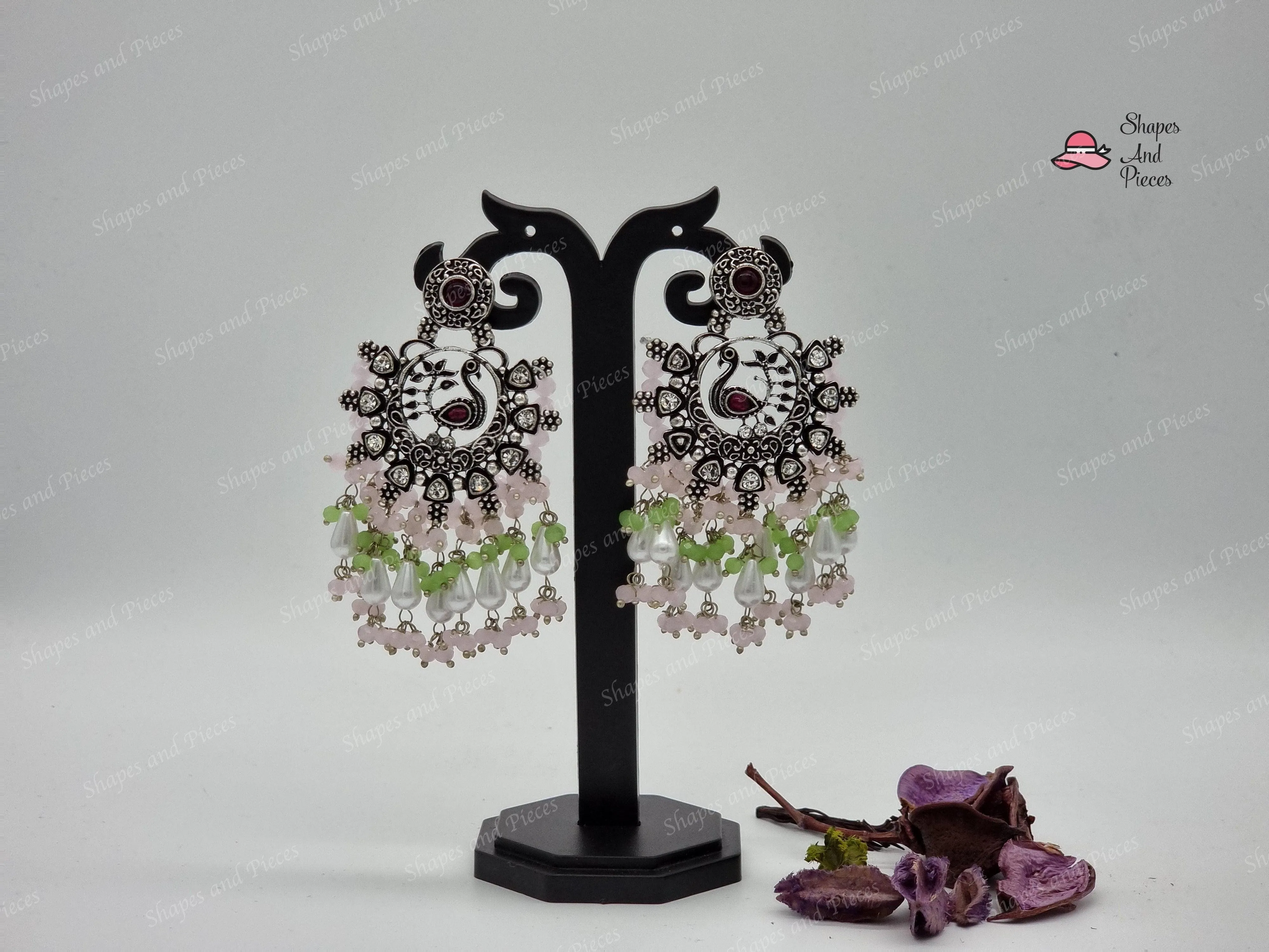 Peacock Flair Earrings