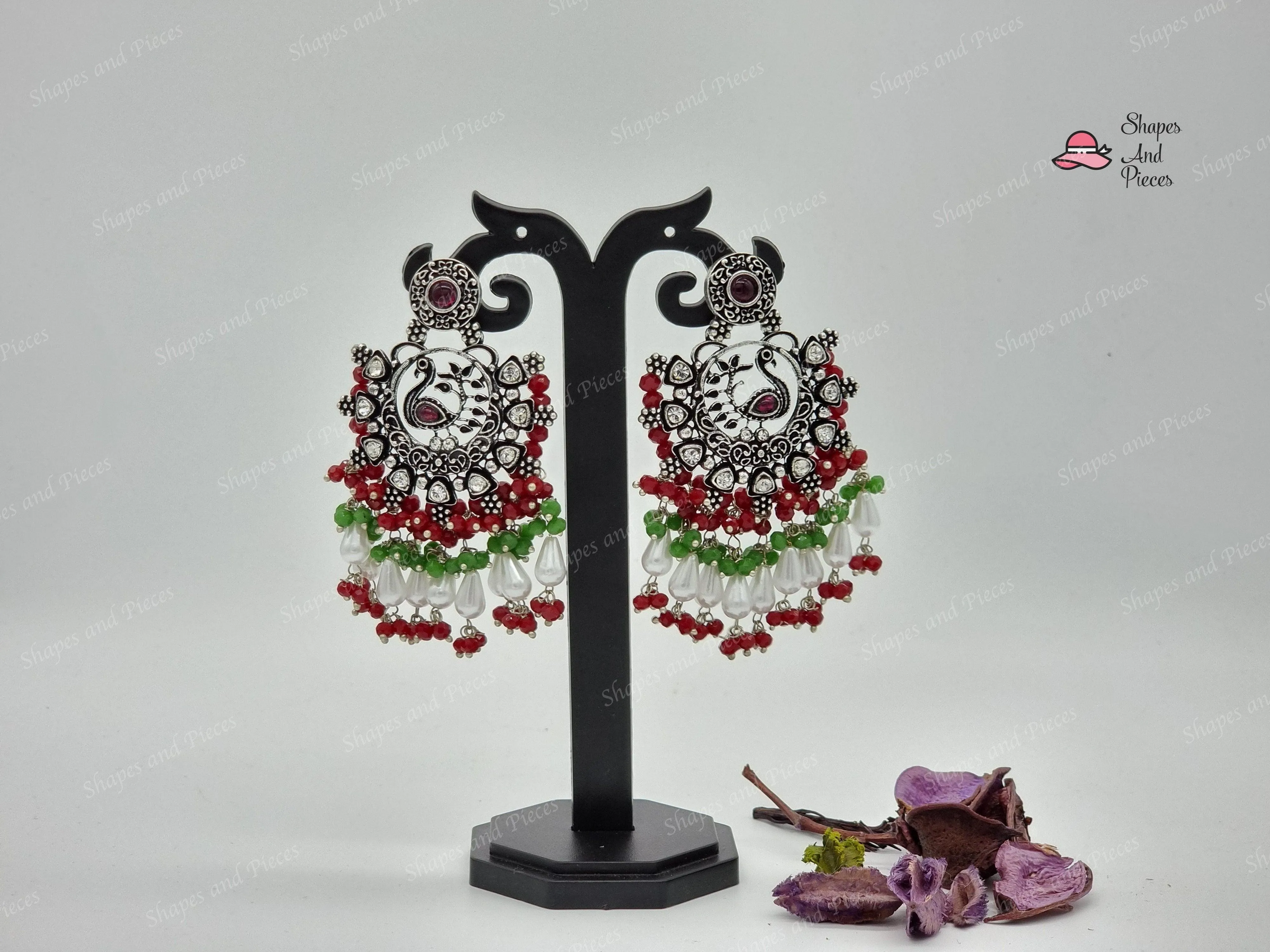 Peacock Flair Earrings