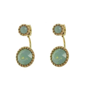 Perubian Opal Crystal  Earrings