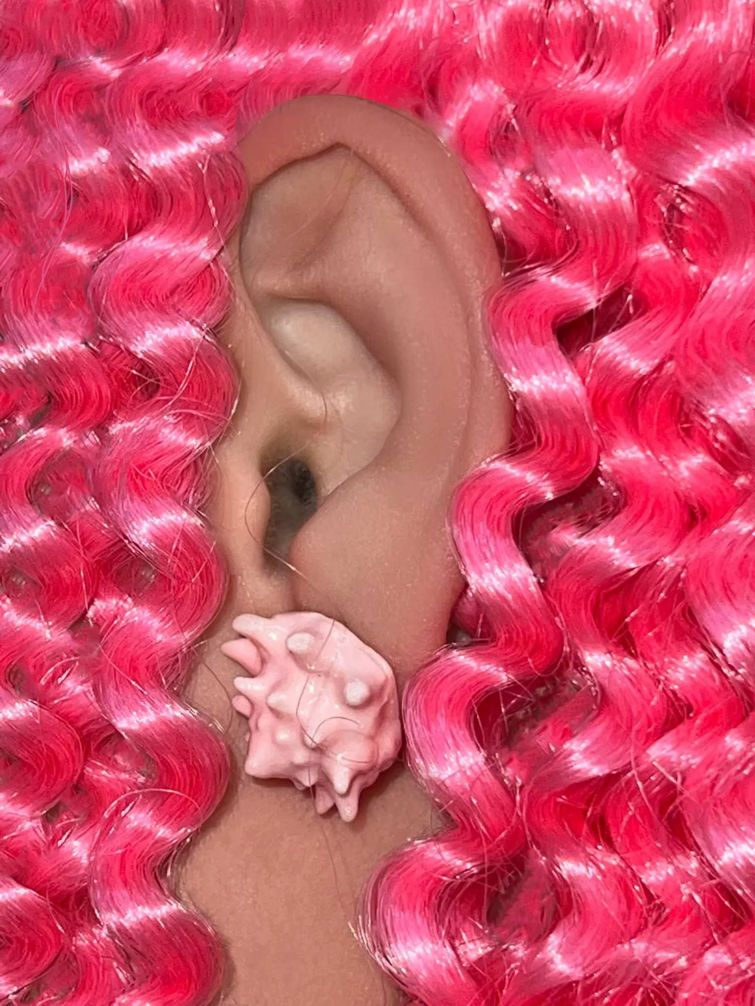 Pink Shell Earrings