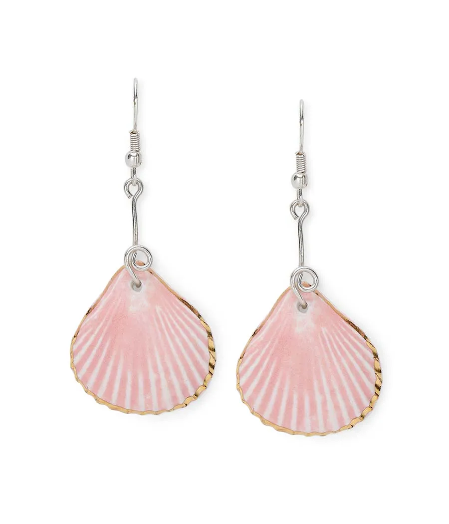 Pink Shell Elegance Earrings