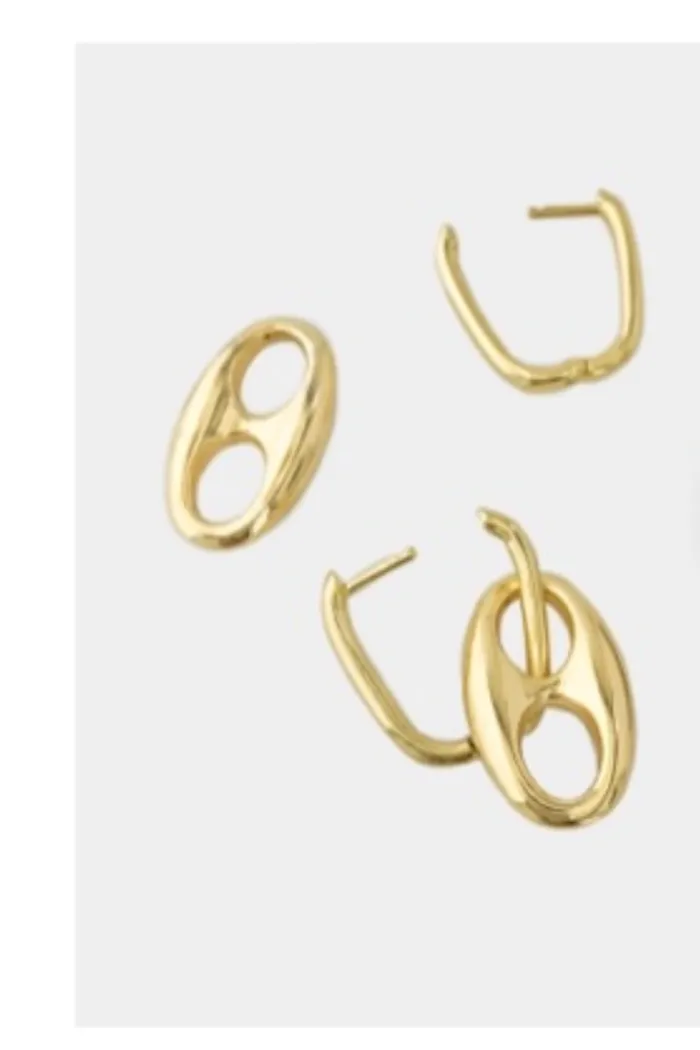 Puffed mariner earrings