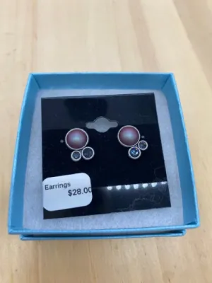Purple Earrings