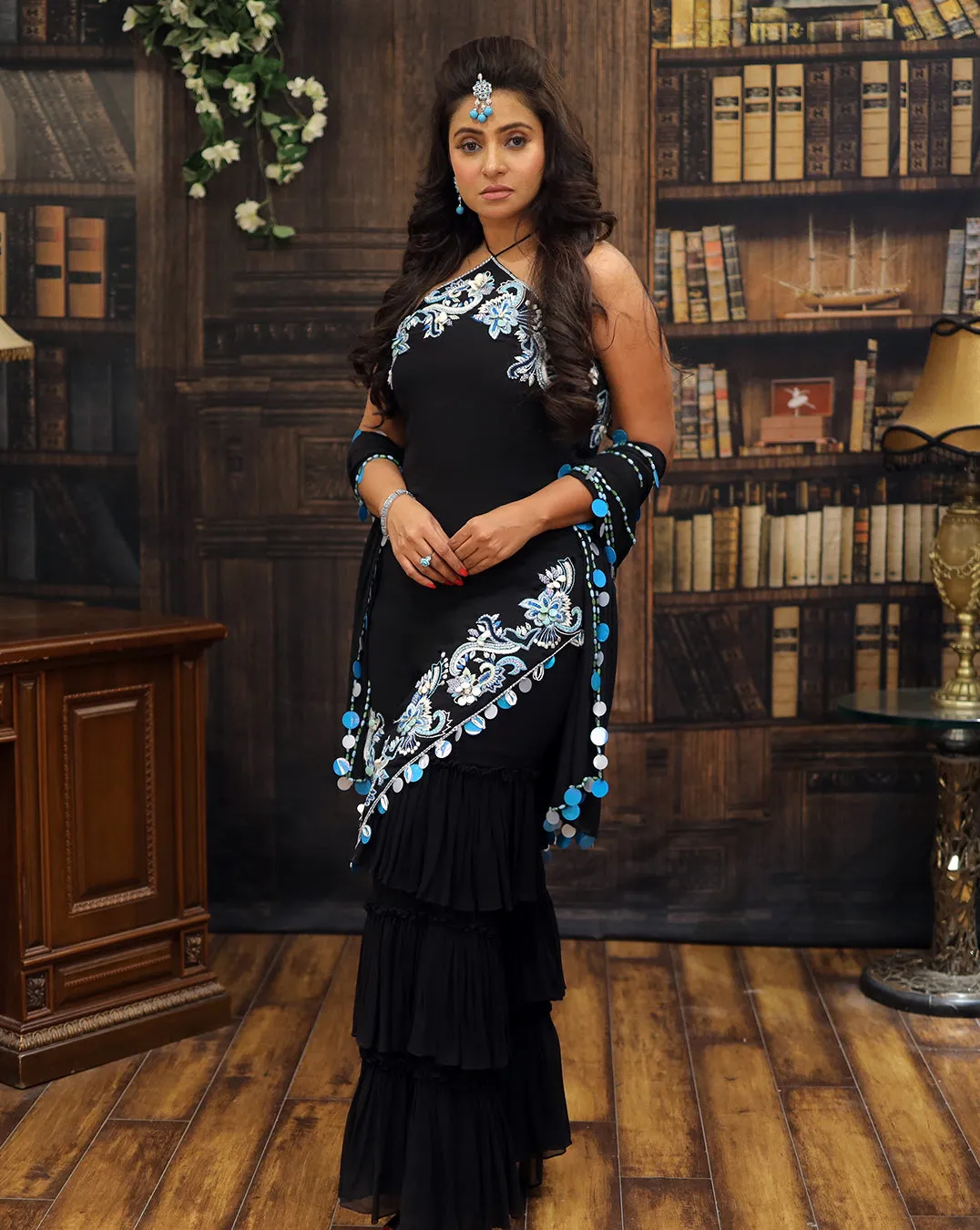 Retro Kurti Sharara