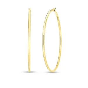 Roberto Coin 18k Yellow Gold Hoop Earrings
