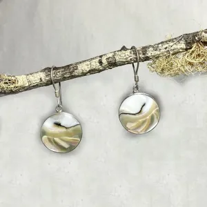 Round Shell Earrings