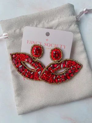 Sabrina Lips Earrings