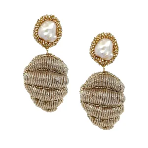 SALE Conch Pearl Earrings