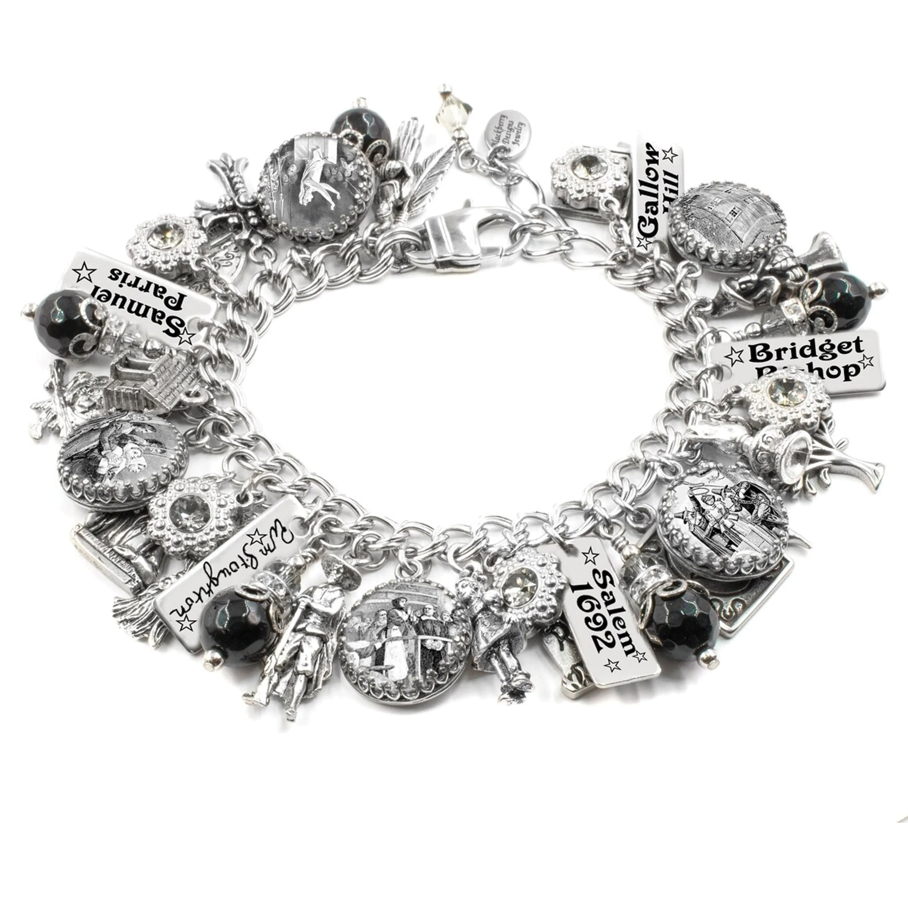 Salem and Witch Trials Charm Bracelet