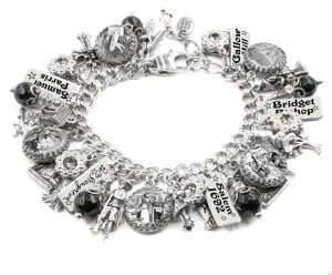 Salem and Witch Trials Charm Bracelet