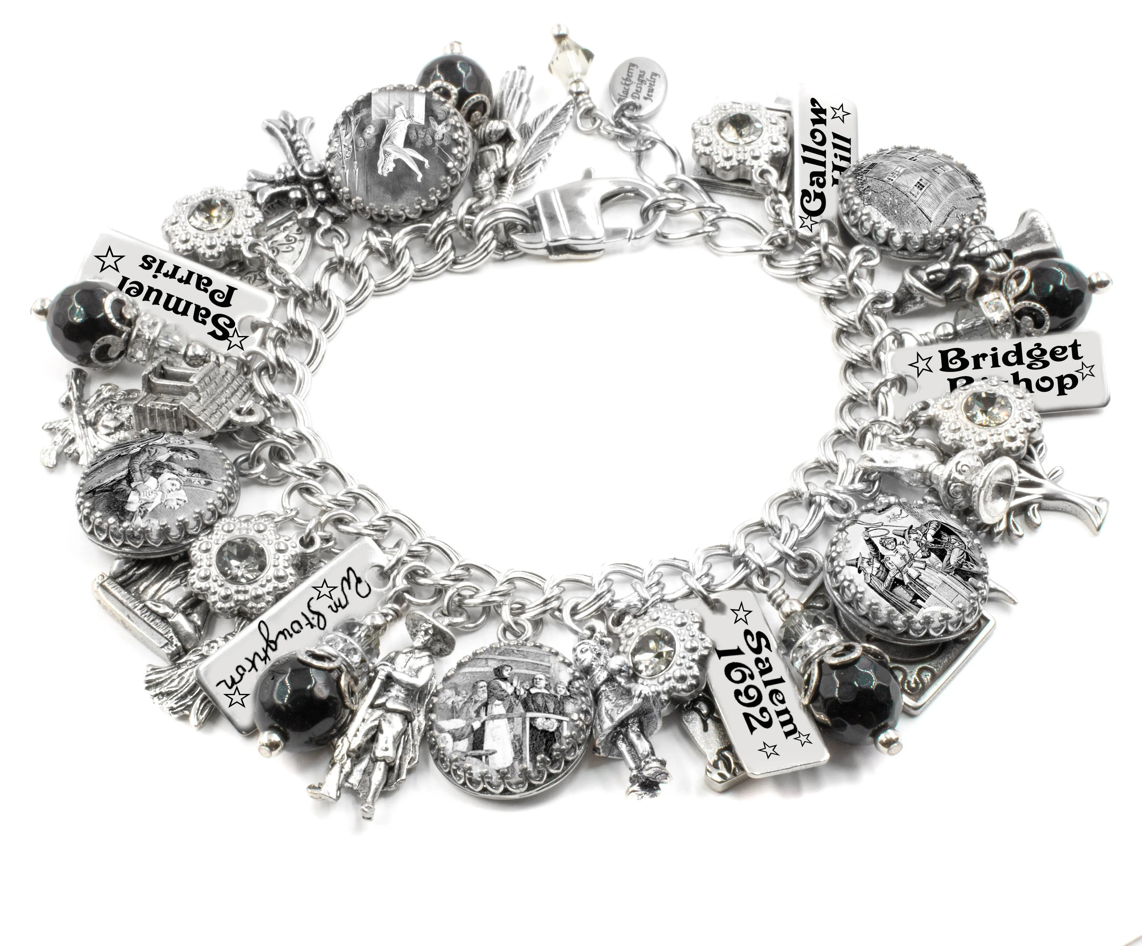 Salem and Witch Trials Charm Bracelet
