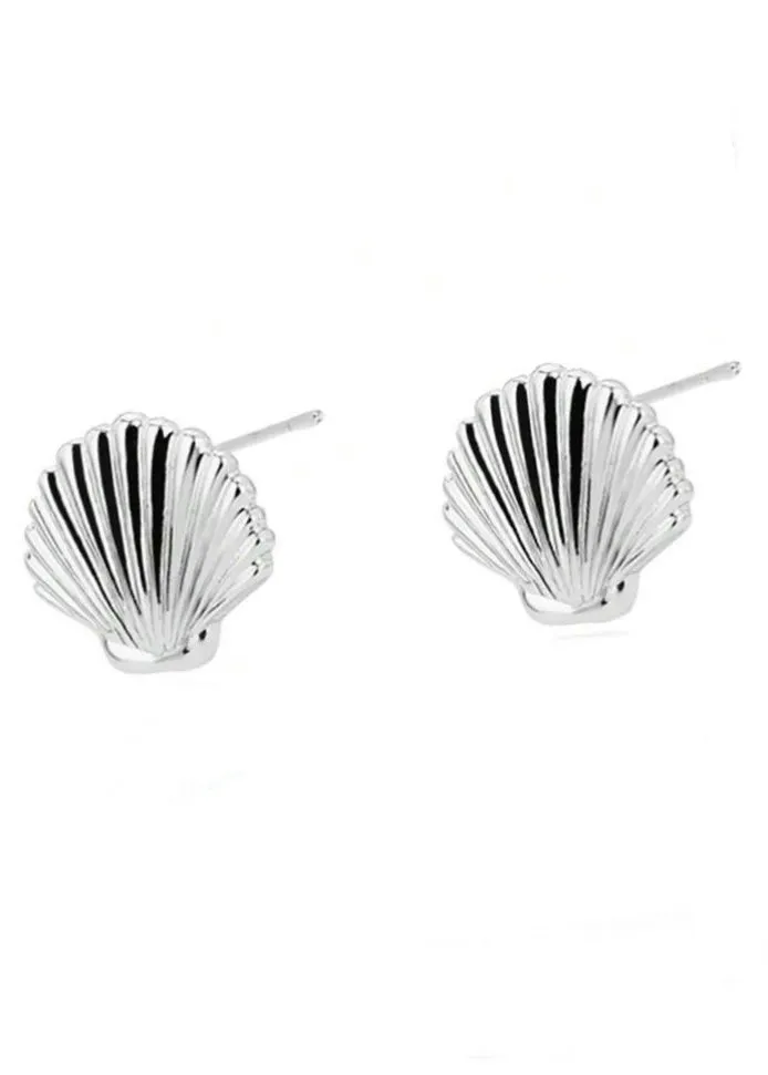Scallop Shell Studs