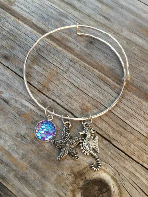 Seahorse and Starfish bracelet