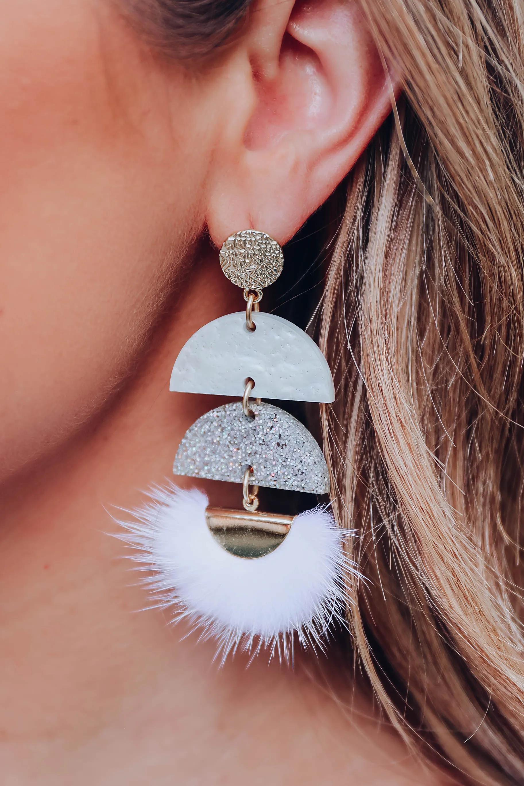 She So Fancy Tassel Earrings - Shimmer