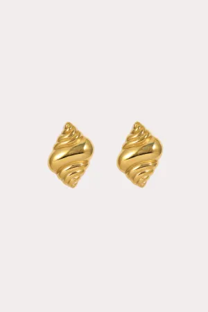 Shell Earrings in Gold