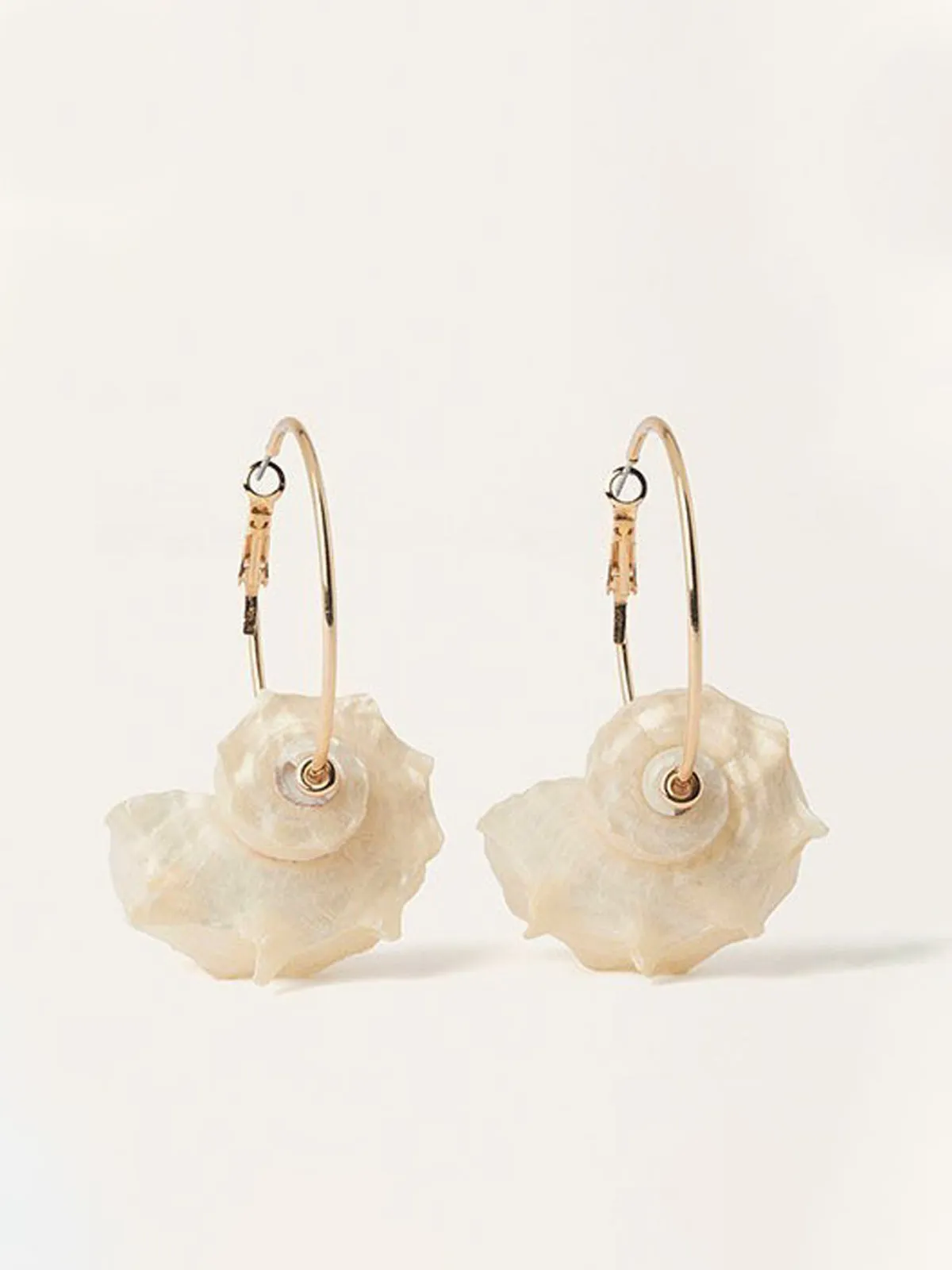Shell Hoop Earrings