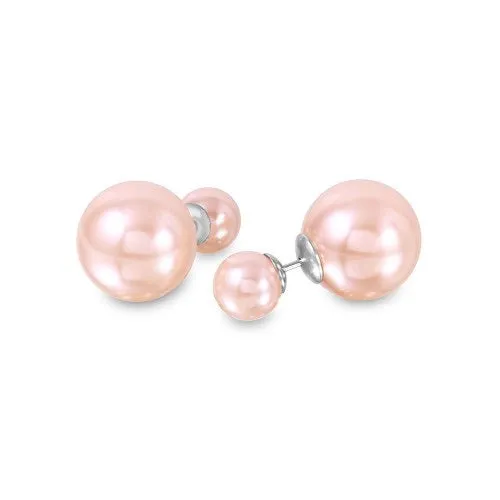 Shell Pearl Double Sided Earrings