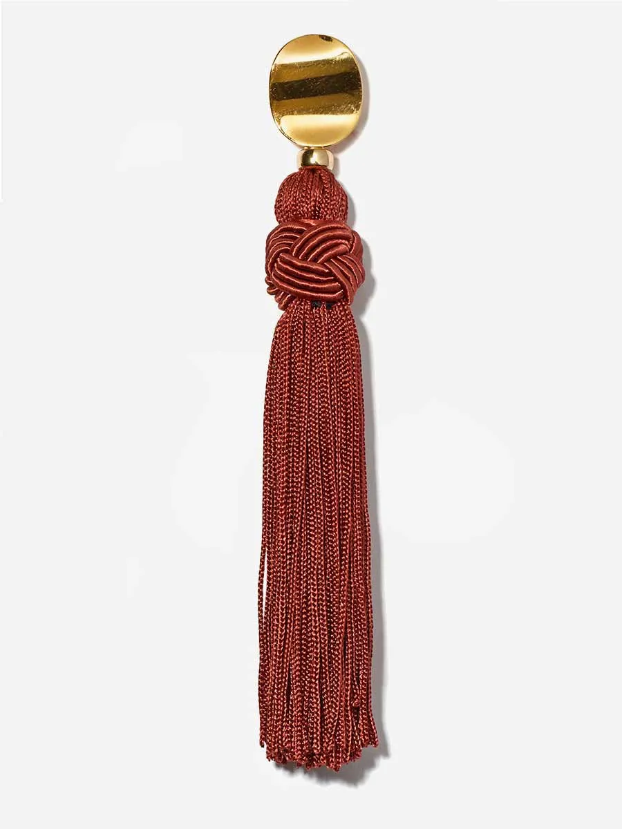 sienna luxe tassel earrings