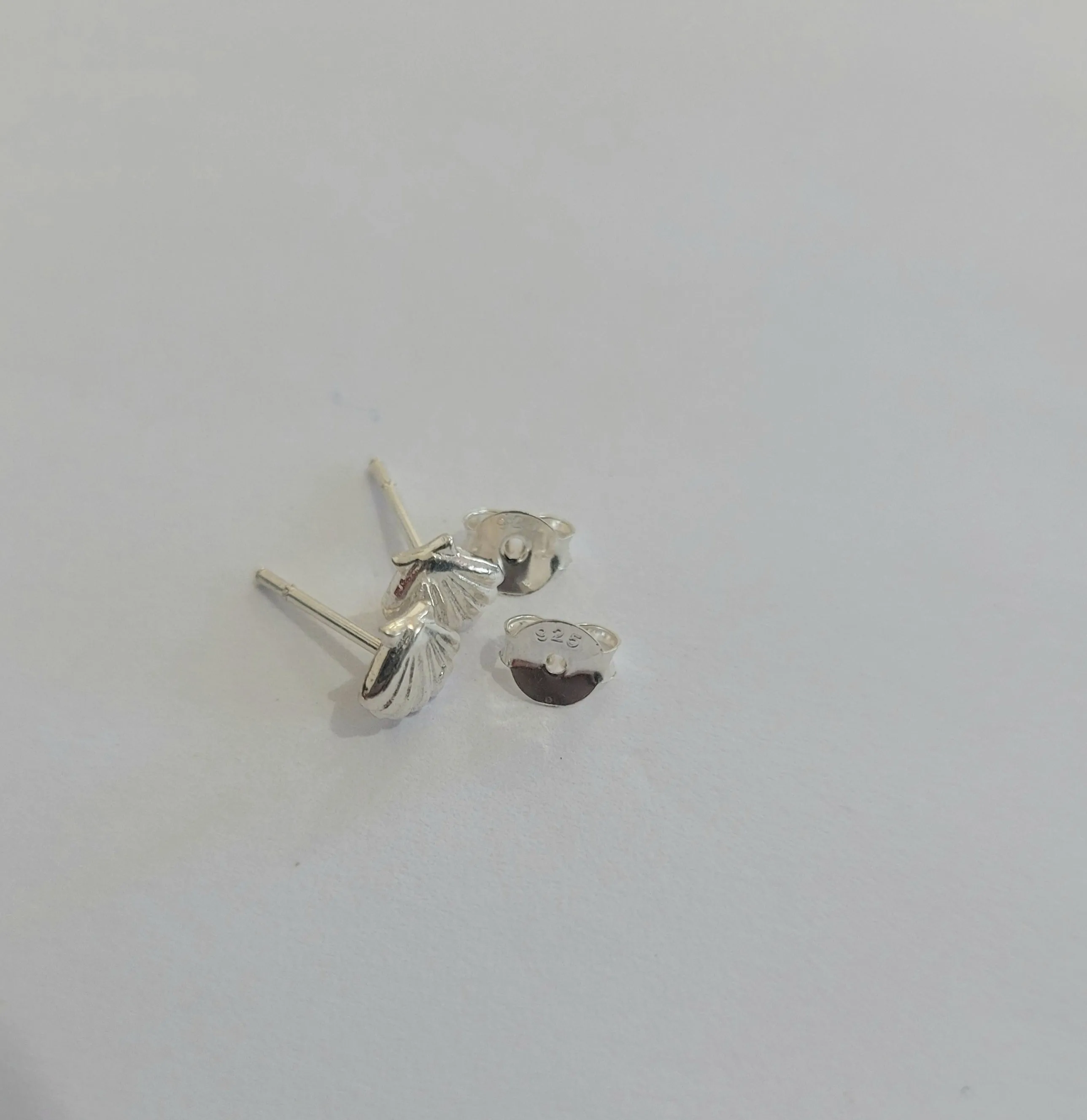 Silver Shell Earrings