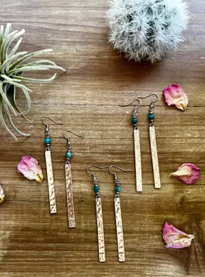 Silvia Turquoise and Silver Earrings